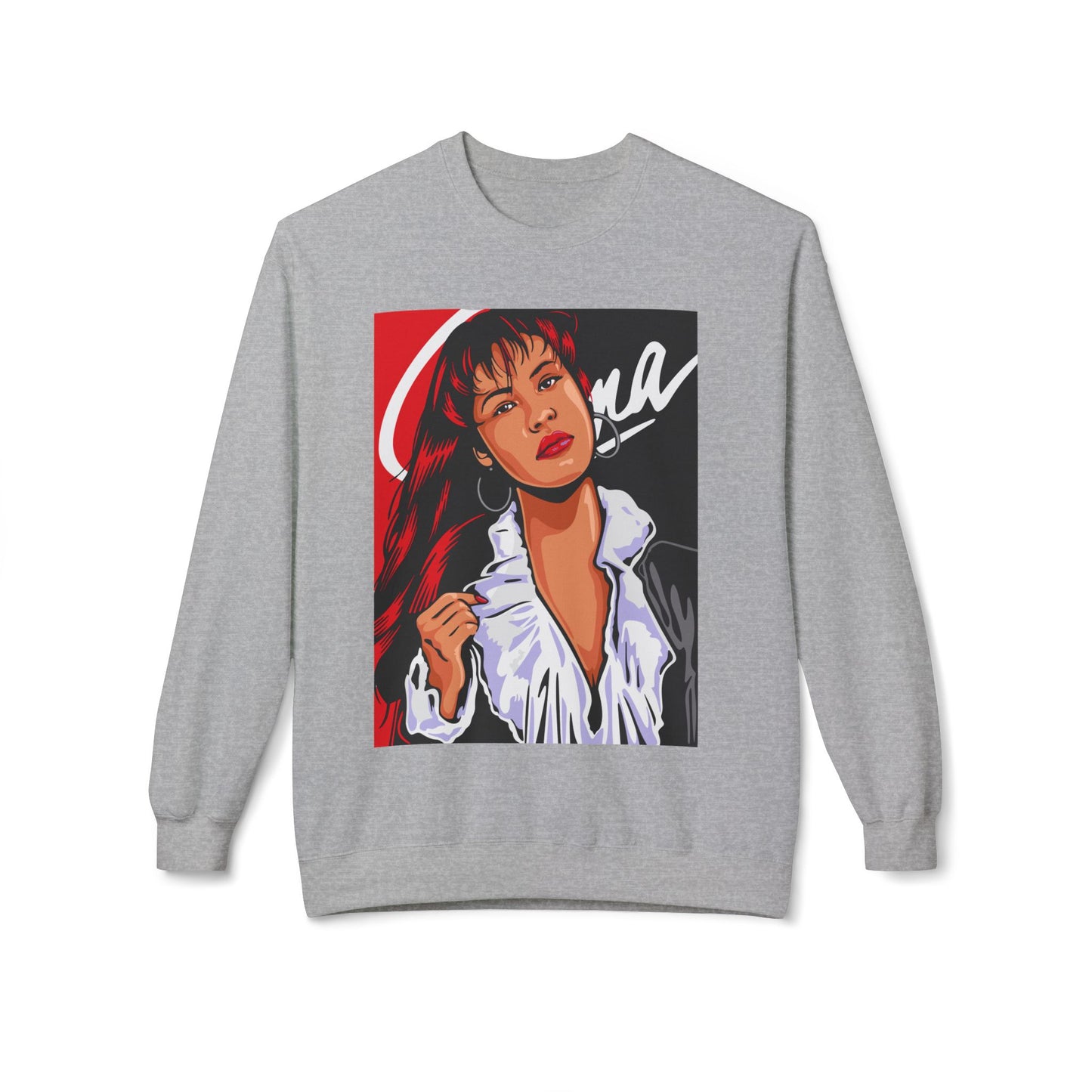 Selena Retro Pop Portrait Crewneck Sweatshirt