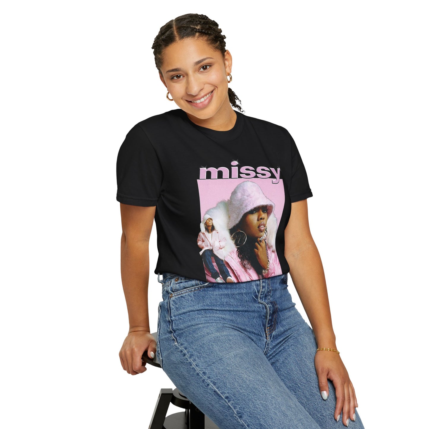 Missy Elliot Graphic T-shirt Portrait