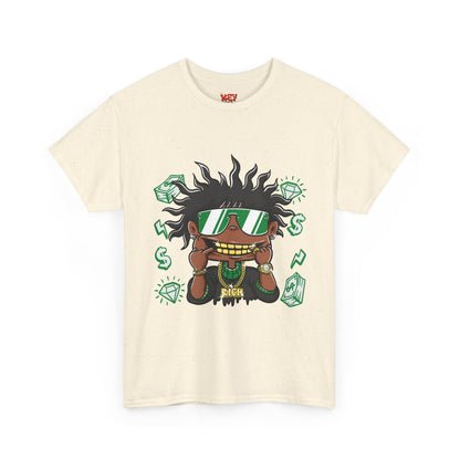 Money Eyes Graphic Tee — Cool Streetwear Cartoon Character T-Shirt