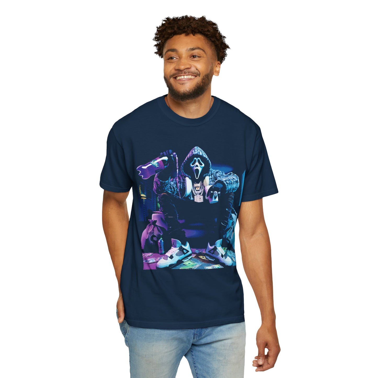 Hood Scream Scene T-Shirt