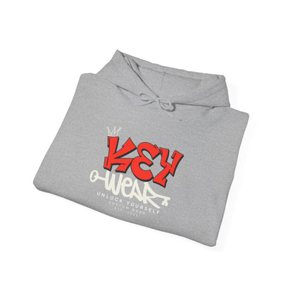 Graffiti Style Unisex Hoodie - KeyWear, Streetwear, Cozy Fashion, Urban Style