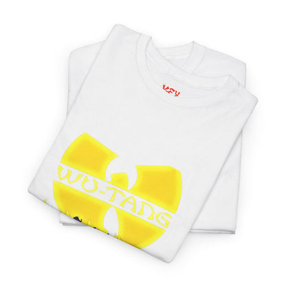 Wu-Tang Clan Logo Photo Tee — Yellow Icon Graphic T-Shirt