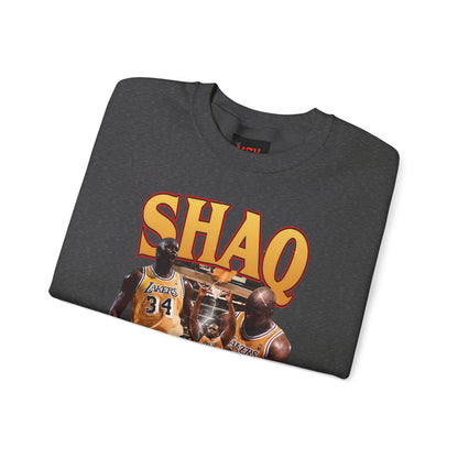 Shaq Attack Crewneck Sweatshirt, Basketball Apparel, Unisex Streetwear, Sports Fan Gift, Cozy Layering Essentials