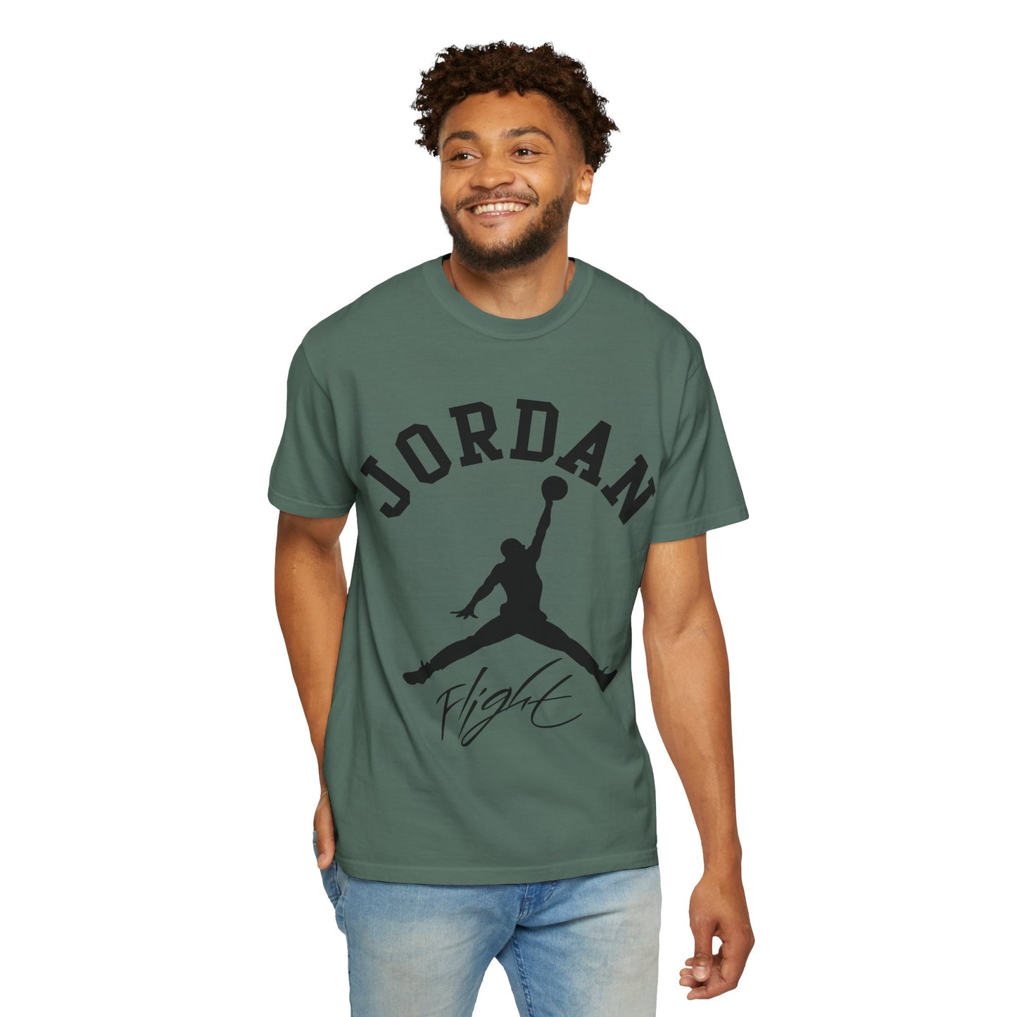 Jordan Flight T‑Shirt — Retro Basketball Logo Tee