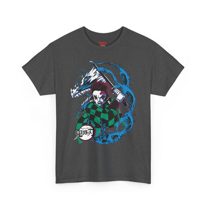 Demon Slayer Tanjiro Graphic Tee — Water Breathing Anime T-Shirt