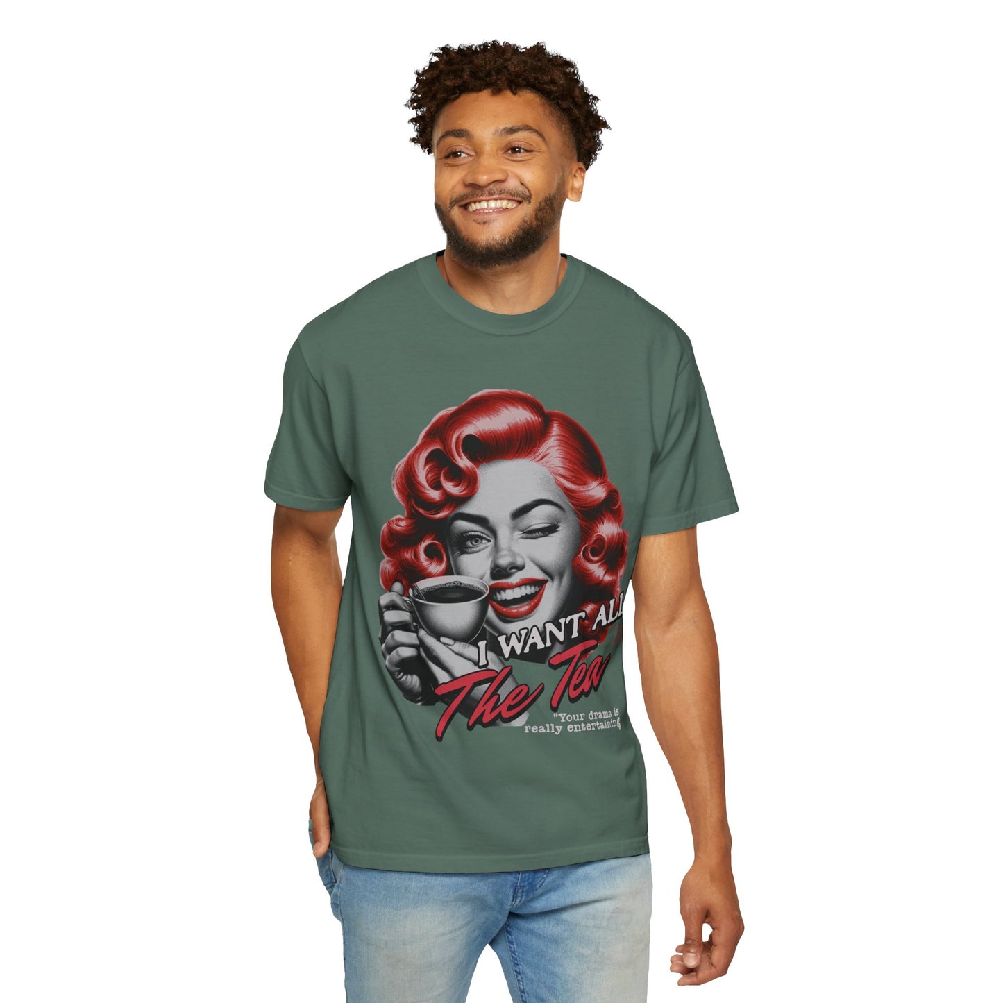 "I Want All The Tea" Retro T-shirt