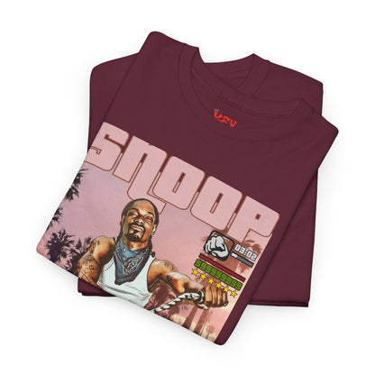 Snoop Retro Pink Hip-Hop Poster Tee