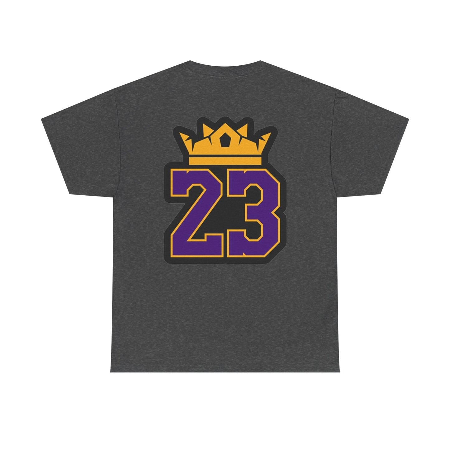 King Crown 23 Tee – Purple & Gold Sports Number Shirt