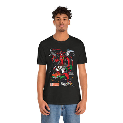 Deadpool Arcade Graphic Tee — Retro Gaming Comic T-Shirt