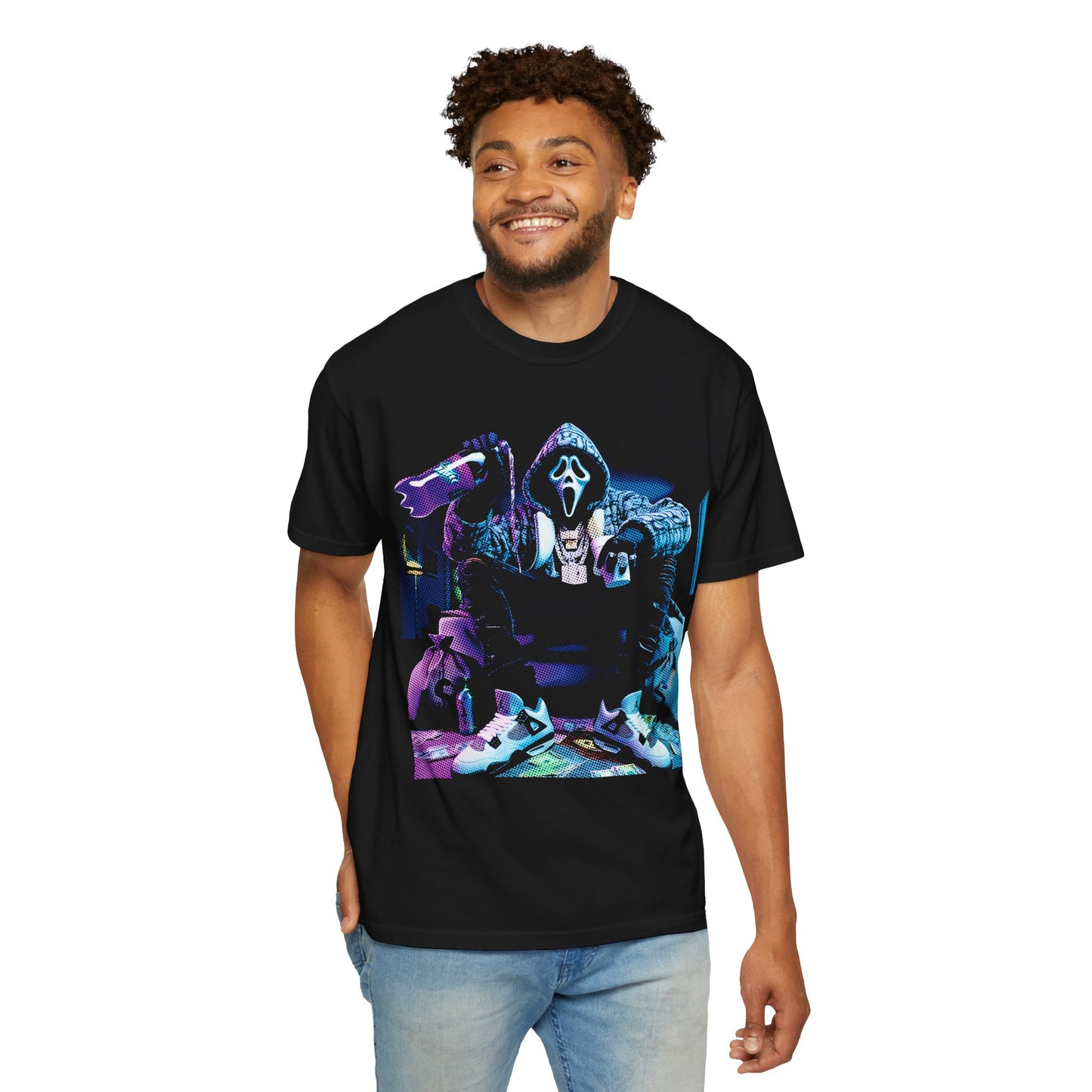 Hood Scream Scene T-Shirt