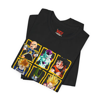 Dragon Ball Z Character Grid T-Shirt