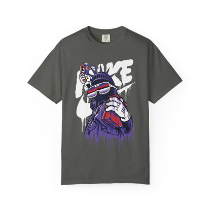 Retro Graffiti Statue of Liberty Illustration (’Like’ Spray Can)