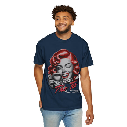 "I Want All The Tea" Retro T-shirt