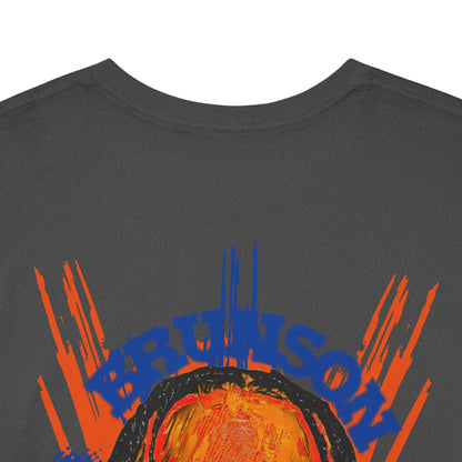 Brunson #11' Retro Portrait Basketball T-Shirt