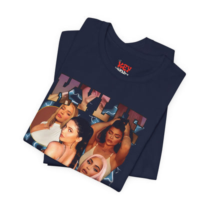 Bootleg Kylie Jenner Graphic Tee — Retro Collage