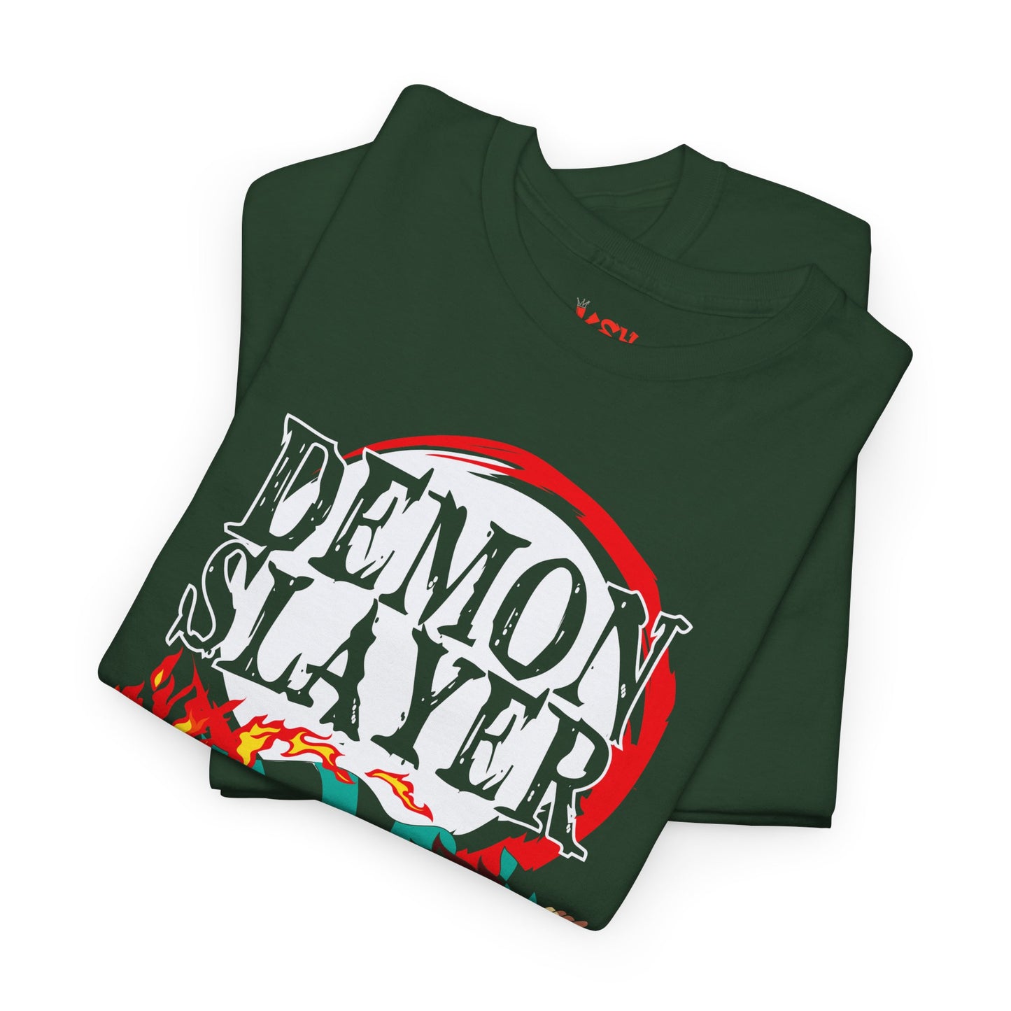 Demon Slayer Graphic Tee — Anime Flame Action Shirt