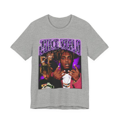 Juice WRLD Unisex Jersey Tee - Retro Graphic T-Shirt for Music Fans