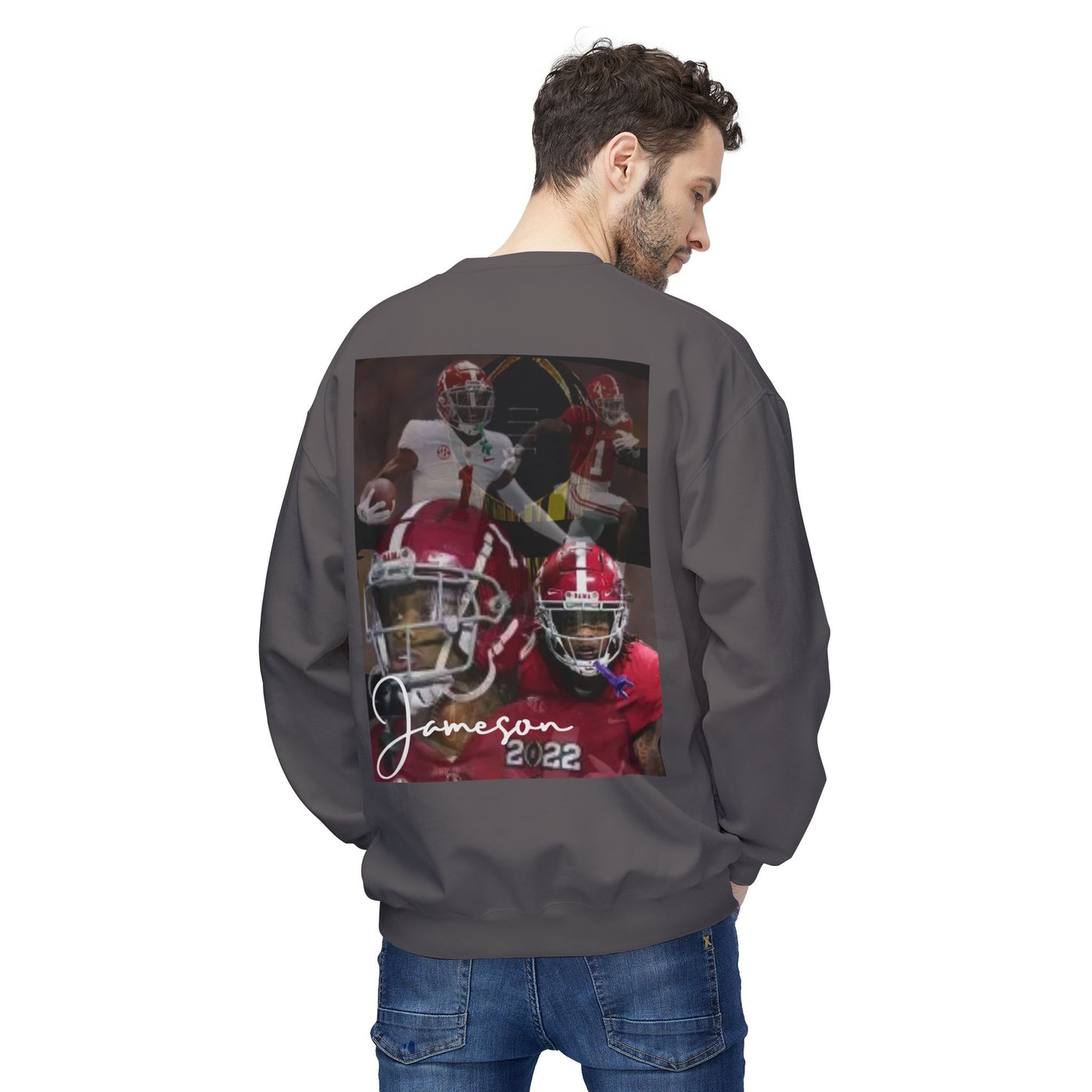 Jameson Alabama Crimson Tide Custom Fleece Sweatshirt - KeyWear Graphic Edition