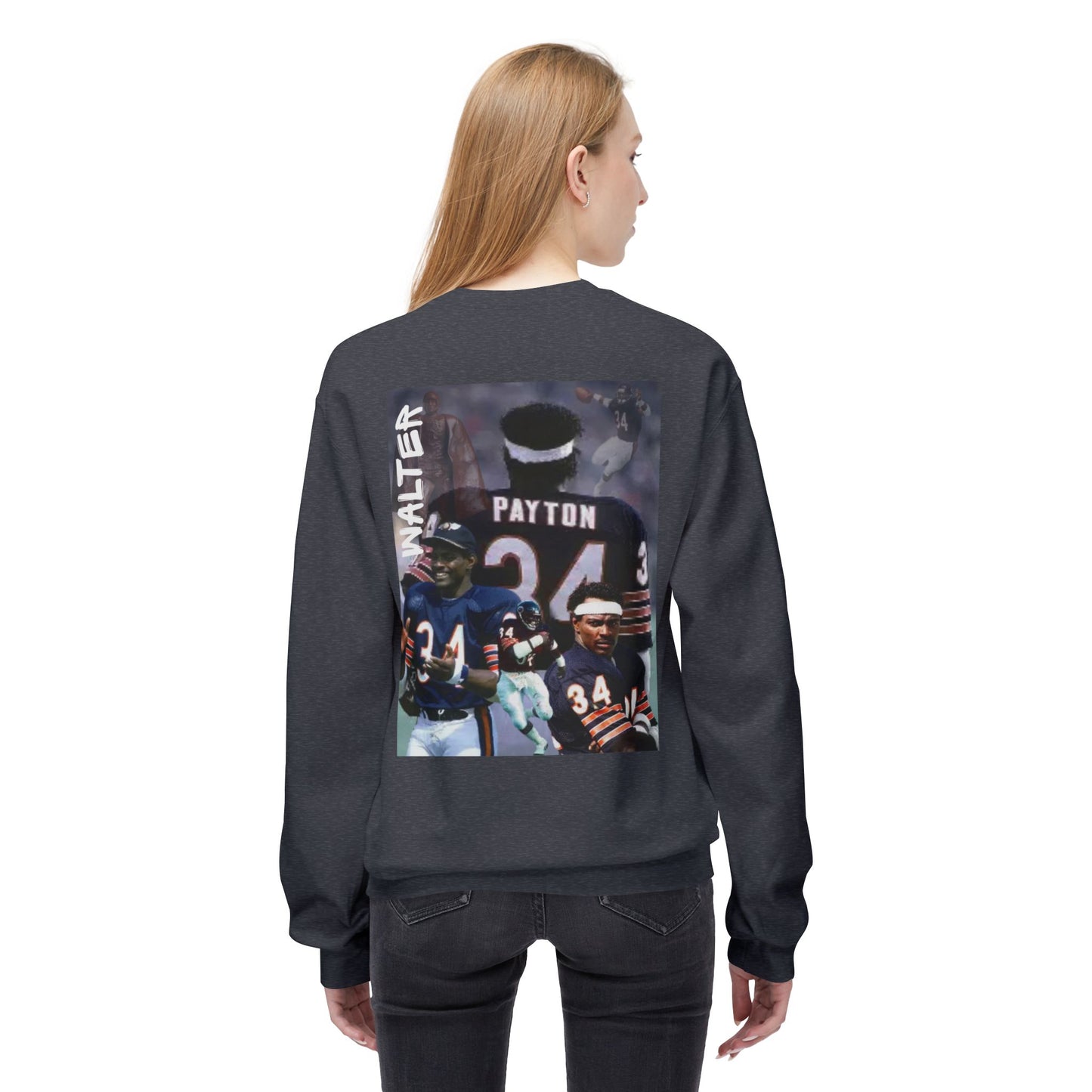 Walter Payton Tribute Crewneck Sweatshirt - Unisex Midweight Fleece