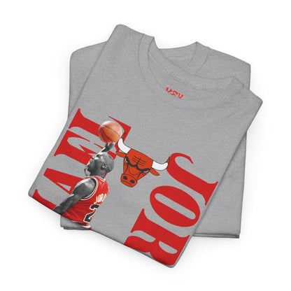 Michael Jordan Unisex Heavy Cotton Tee - Classic Basketball Style