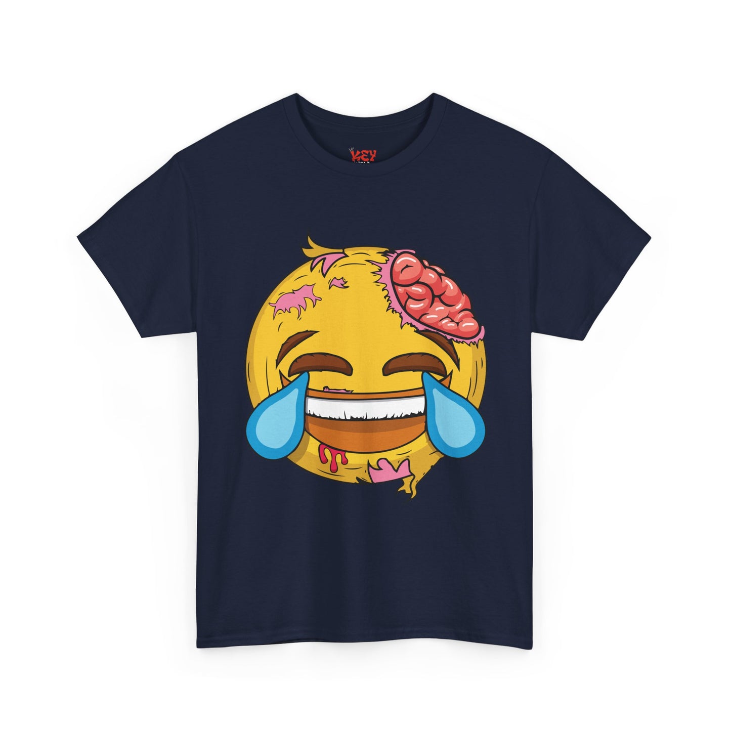 Zombie Laughing Emoji T‑Shirt
