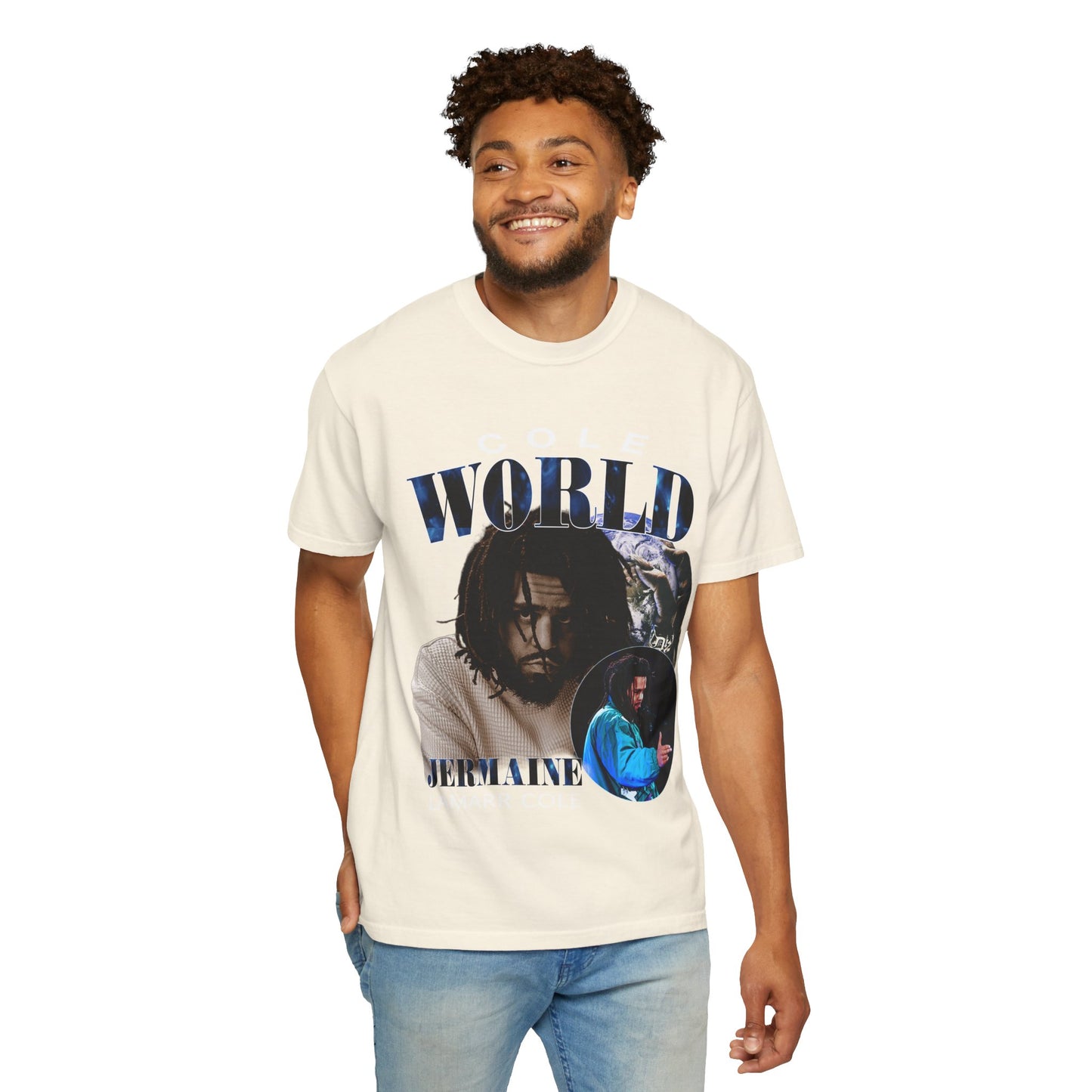 World Jermaine T-Shirt — Graphic Portrait Tee