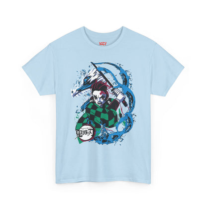 Demon Slayer Tanjiro Graphic Tee — Water Breathing Anime T-Shirt