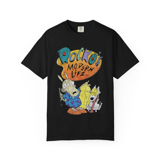 Rocko’s Modern Life Graphic T-Shirt — Retro Cartoon Nicktoons Tee