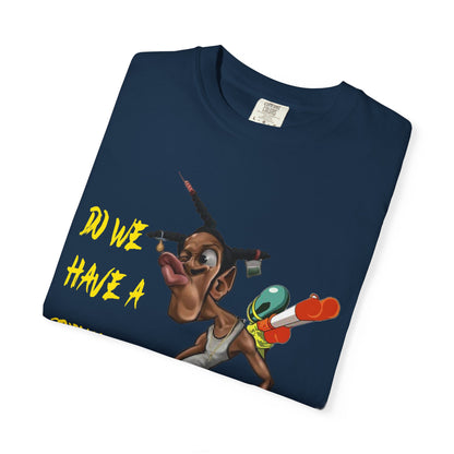 Don’t Be a Menace Graphic T-Shirt — “Do We Have a Problem?” Urban Cartoon Streetwear