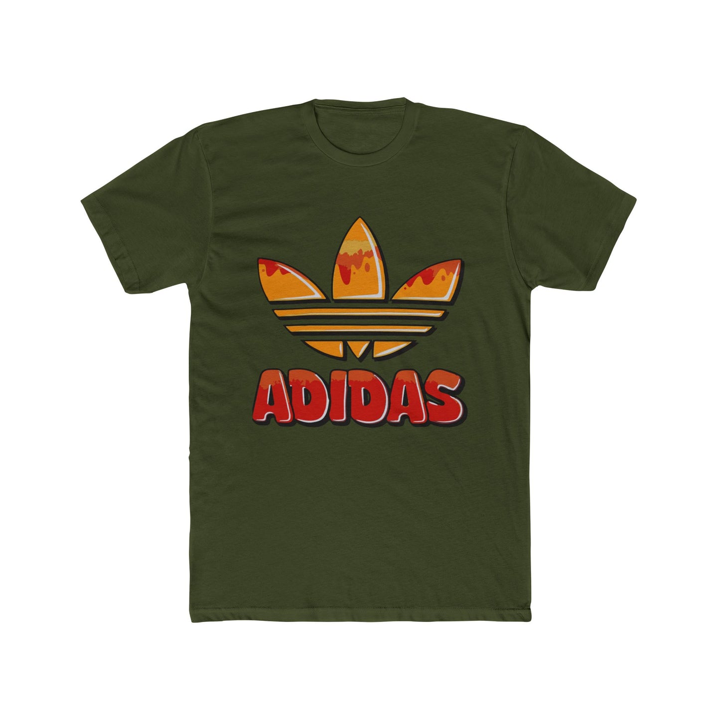 Vintage Flame Adidas Logo T-Shirt