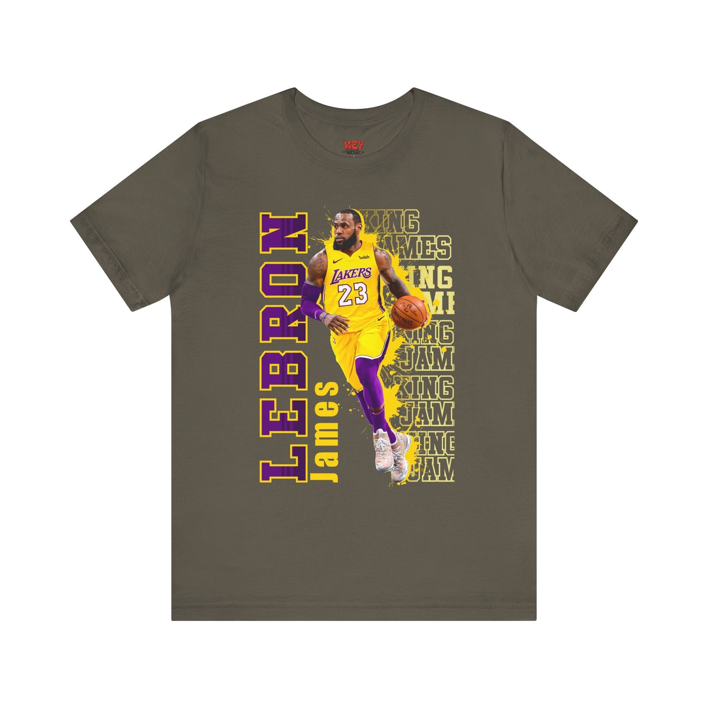 Lebron James Unisex Jersey Tee, Basketball Fan Shirt, Sports Apparel, Gift for Him, Casual Wear, Lakers Merchandise