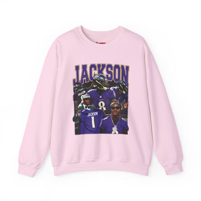 Lamar Jackson Graphic Crewneck Sweatshirt | Cozy Sports Apparel | Unisex Casual Wear | Perfect for Game Day, Gifts, Stylish & Comfy Sweatshirt