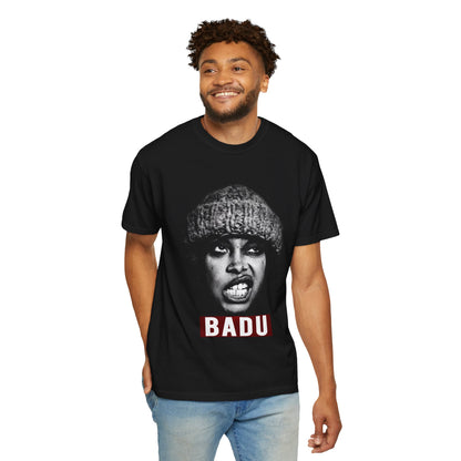 'BADU' Bold Portrait Streetwear T-Shirt