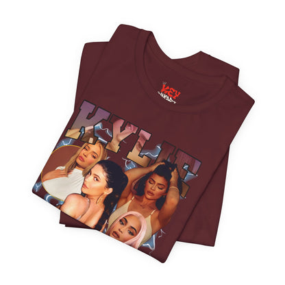 Bootleg Kylie Jenner Graphic Tee — Retro Collage
