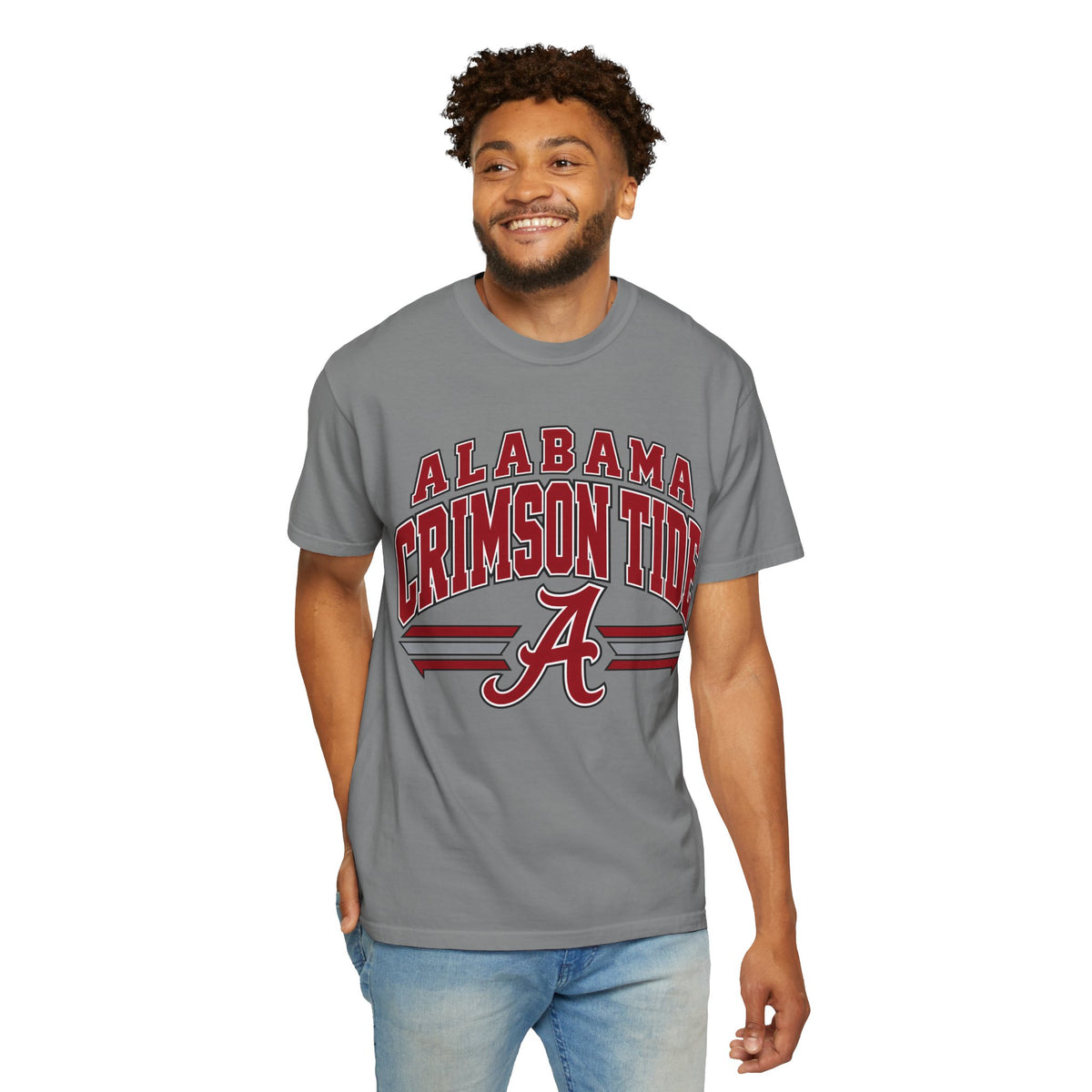 Alabama Crimson Tide Graphic T-Shirt — Vintage Collegiate Football Tee