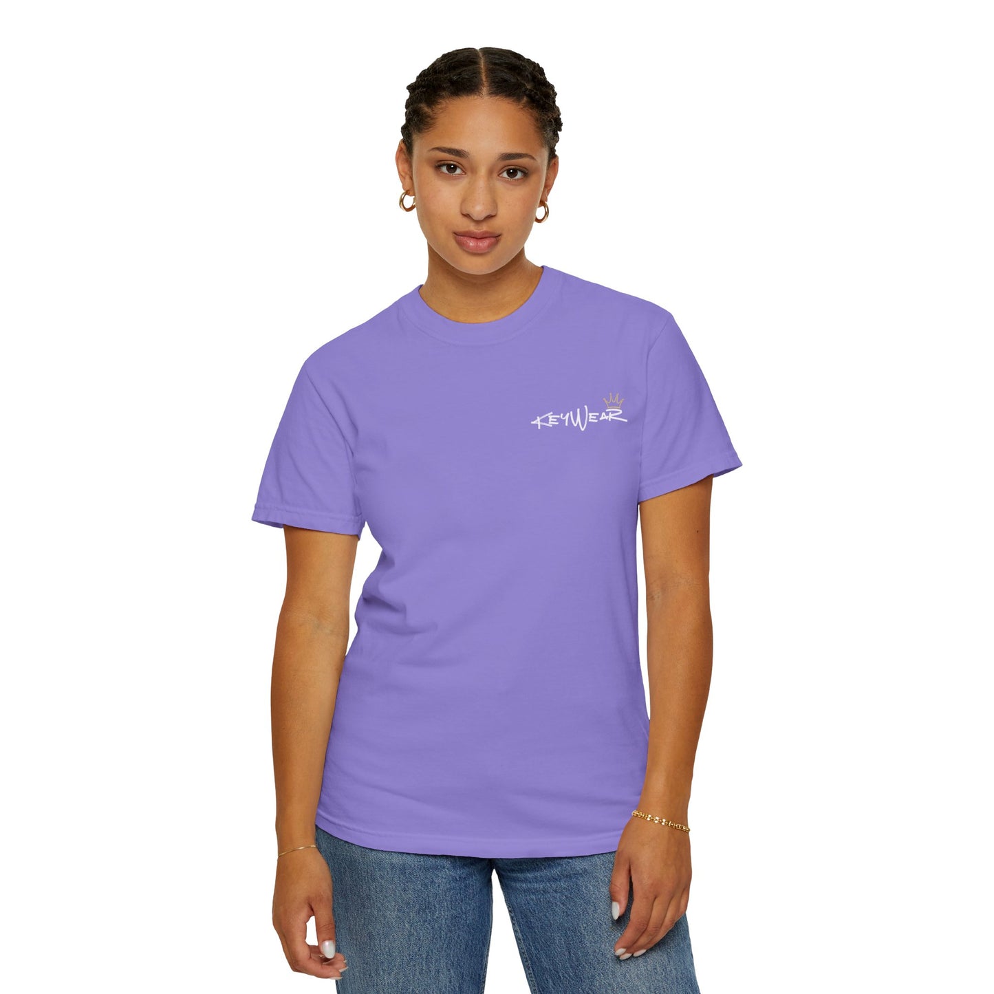 Skeleton Hand Holding Red Rose Graphic Tee