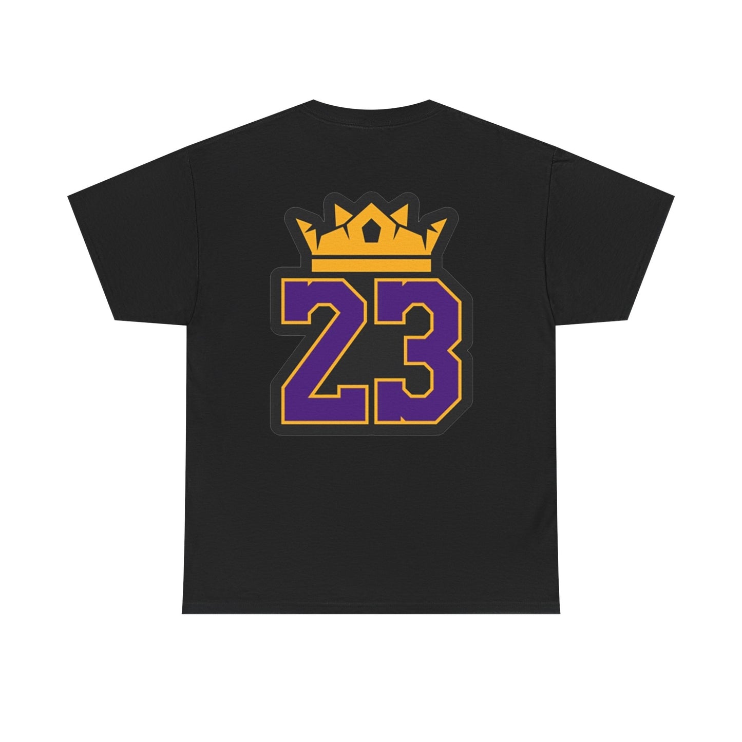 King Crown 23 Tee – Purple & Gold Sports Number Shirt