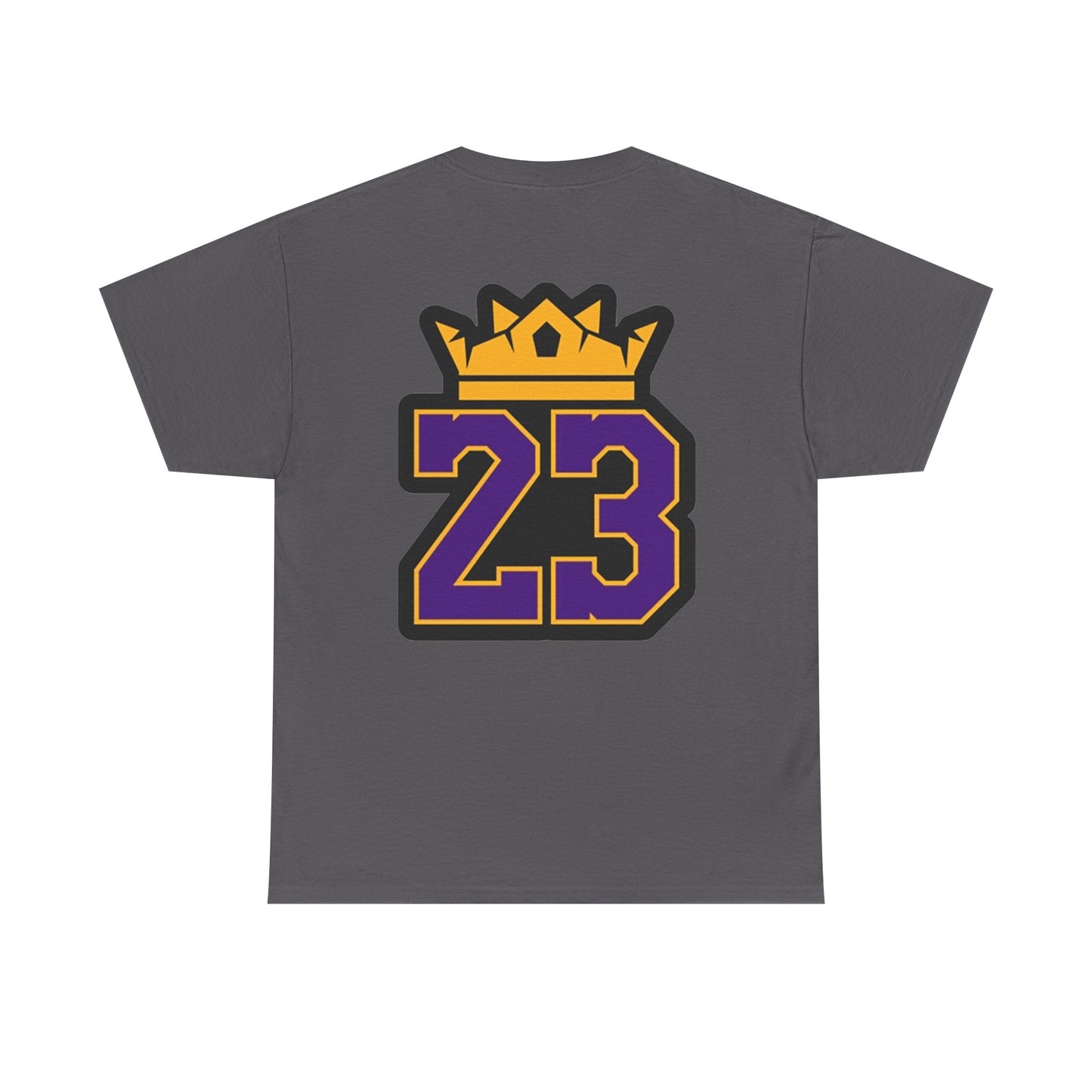 King Crown 23 Tee – Purple & Gold Sports Number Shirt