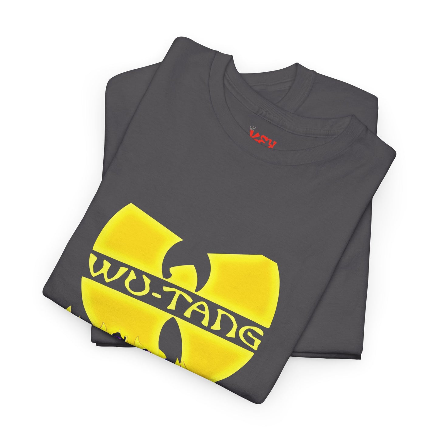 Wu-Tang Clan Logo Photo Tee — Yellow Icon Graphic T-Shirt