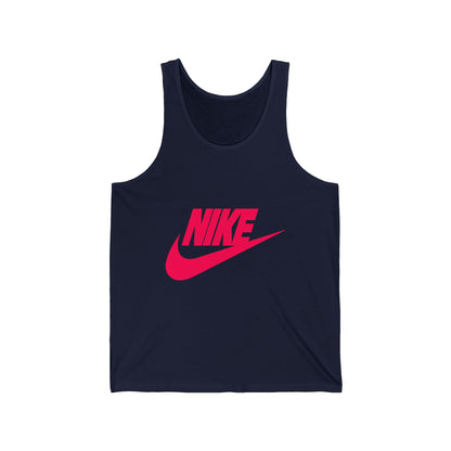 Nike Swoosh Tank Top — Retro Pink Logo Athletic Tank