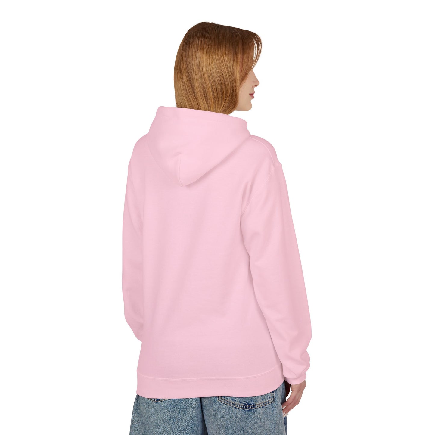 Pink Heart 'Nike' Hoodie — Cute Retro Logo Pullover