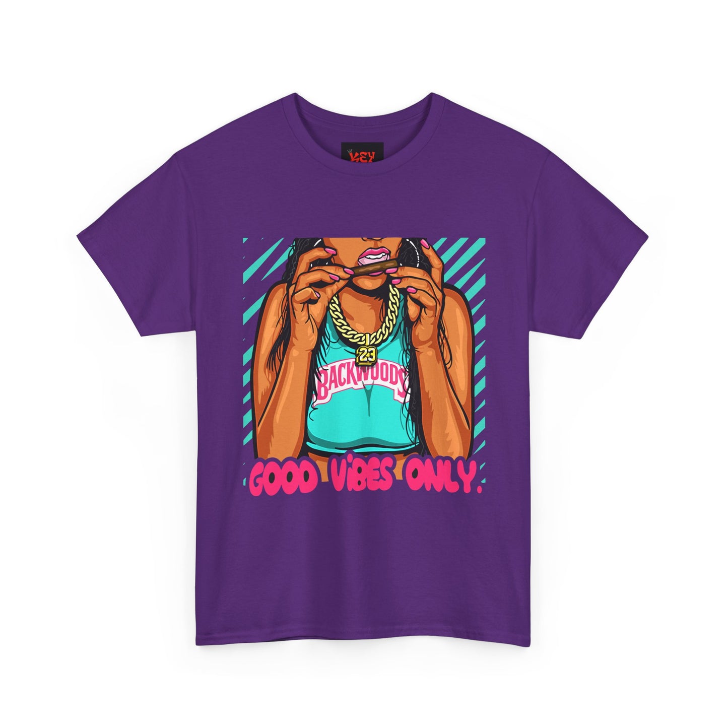 Good Vibes Only Tee — Retro Pop Art Graphic T-Shirt
