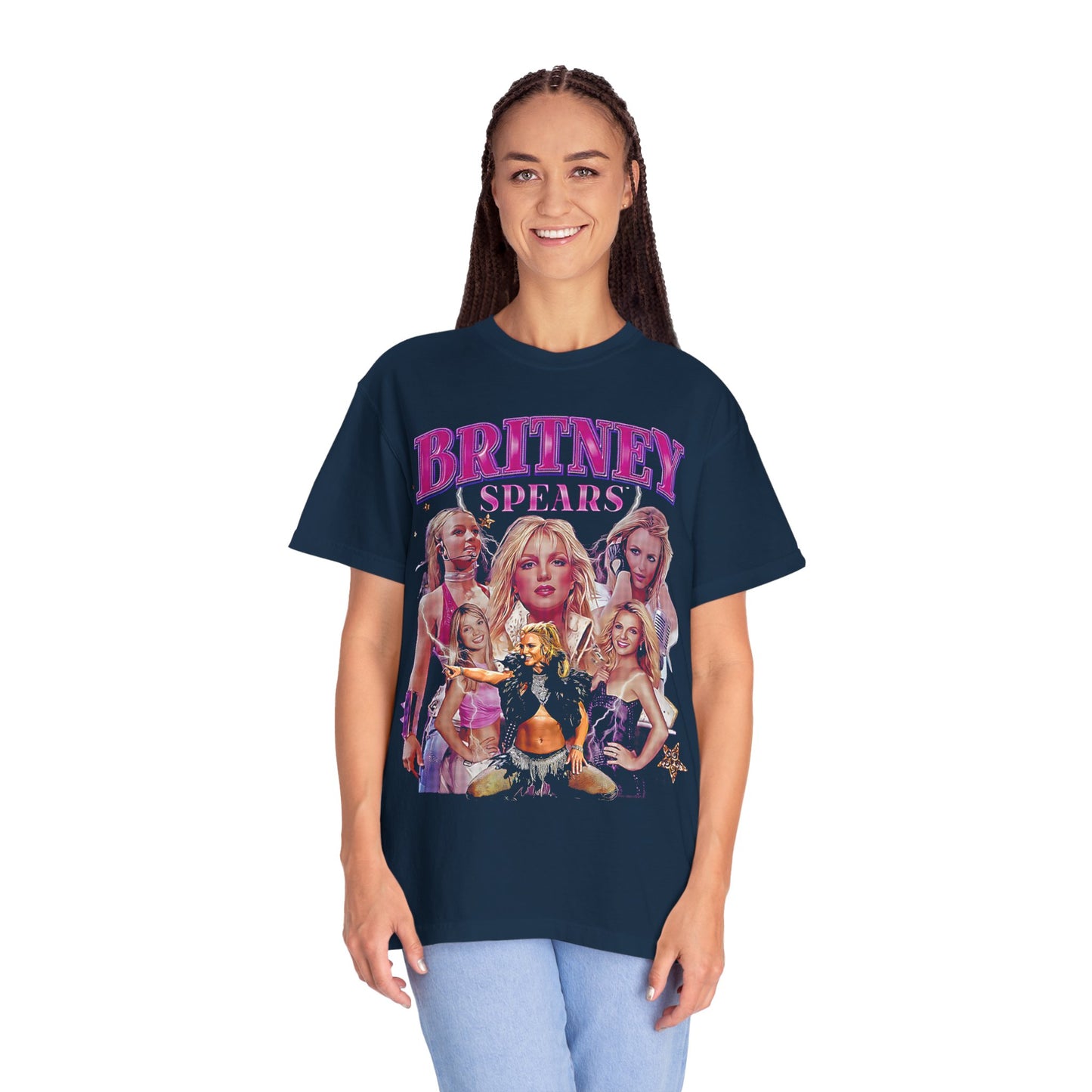 Britney Vintage Pop Star Collage T-Shirt