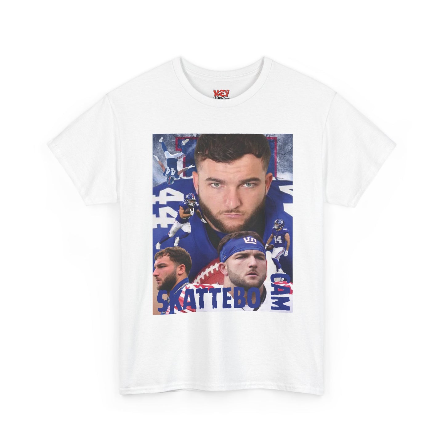 Skatebo Jam Graphic Tee — Retro Collage Skate Portrait T-Shirt