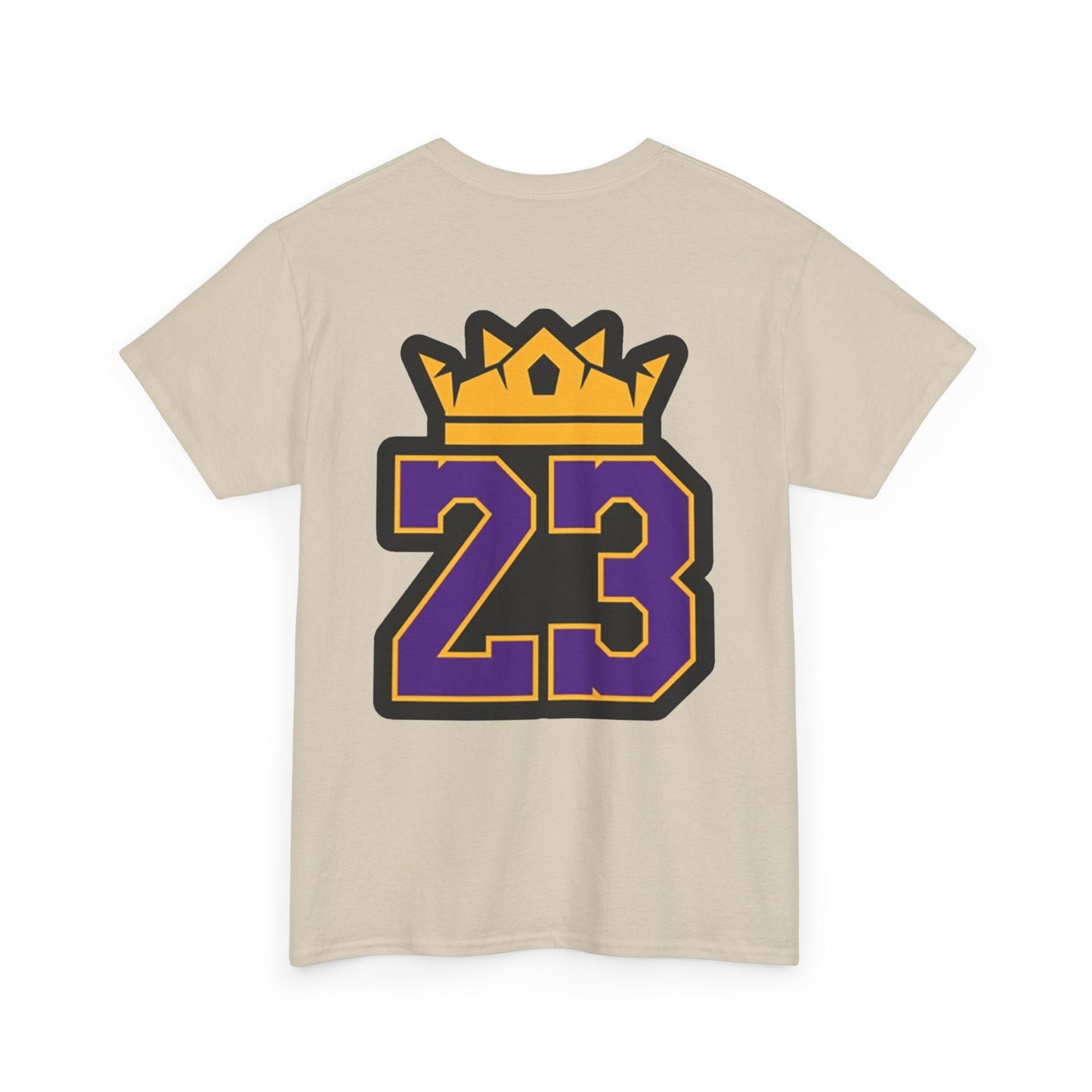 King Crown 23 Tee – Purple & Gold Sports Number Shirt