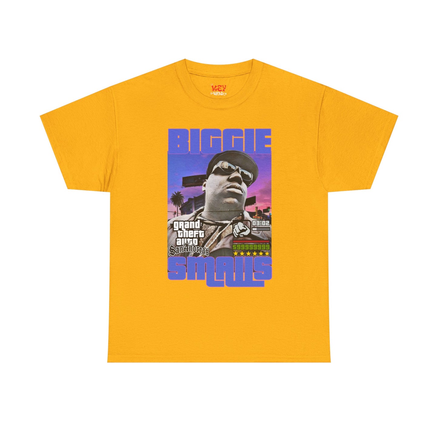 Biggie Tee — Retro Dragon Warrior Graphic T‑Shirt