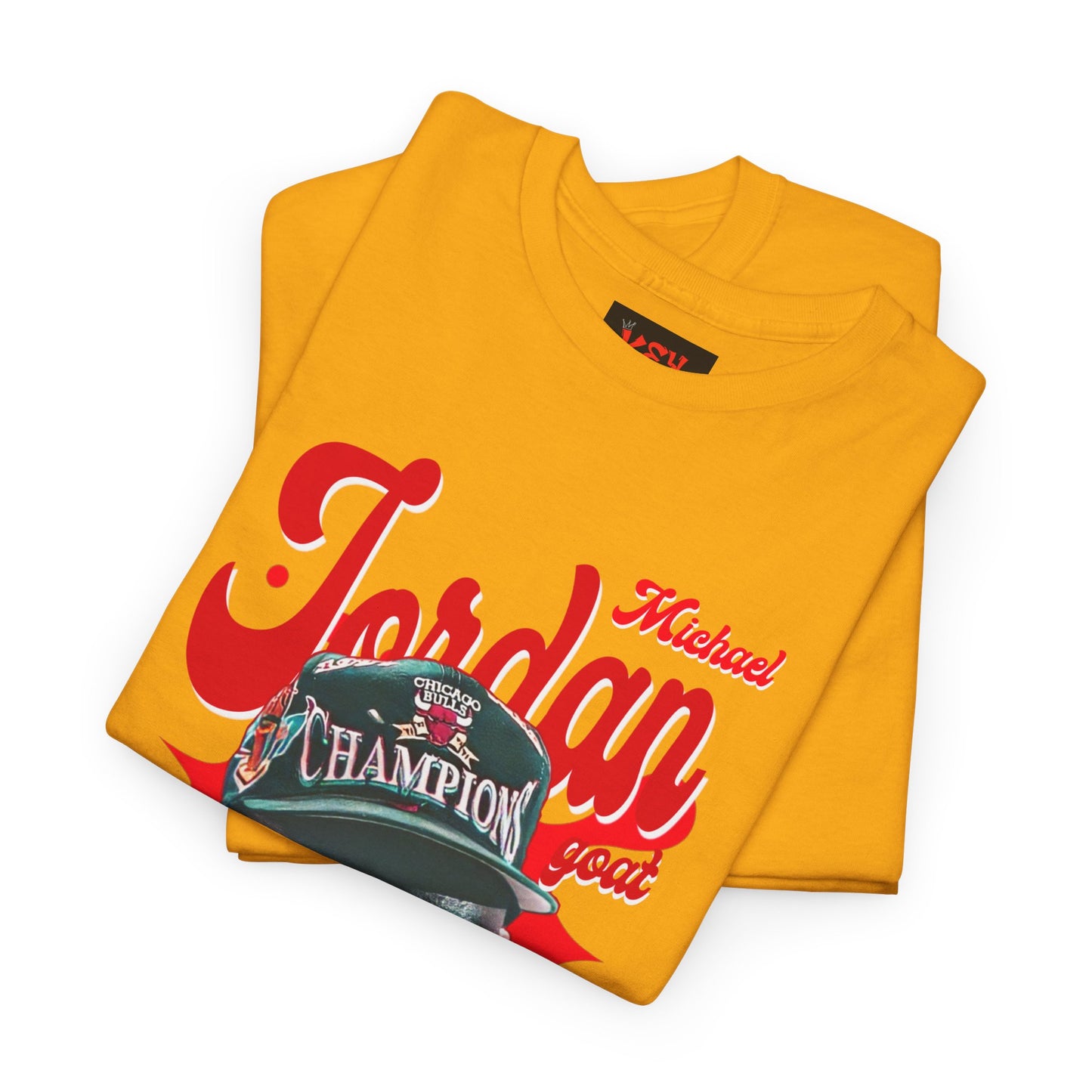 Jordan Champion Tee — Vintage Michael Jordan 6x Finals MVP Basketball Shirt