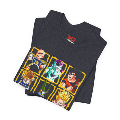 Dragon Ball Z Character Grid T-Shirt