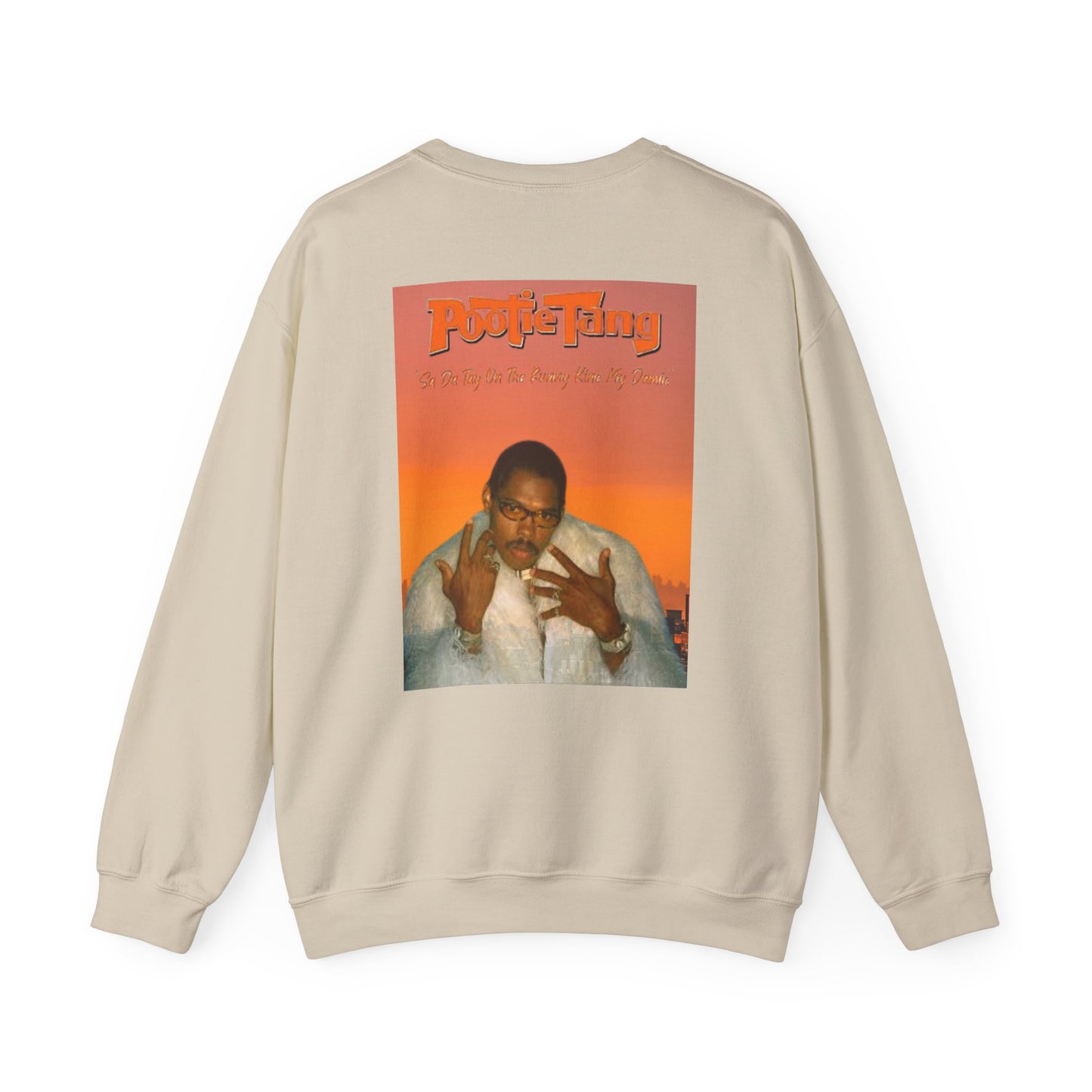 Pootie Tang Keywear Graphic Sweatshirt — Vintage Portrait Back Print Crewneck