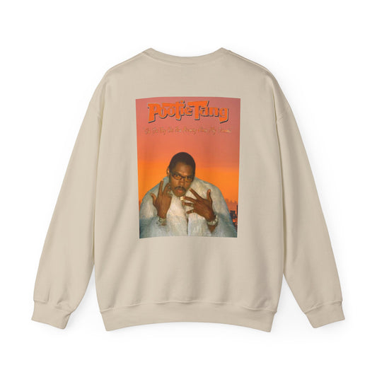 Pootie Tang Keywear Graphic Sweatshirt — Vintage Portrait Back Print Crewneck